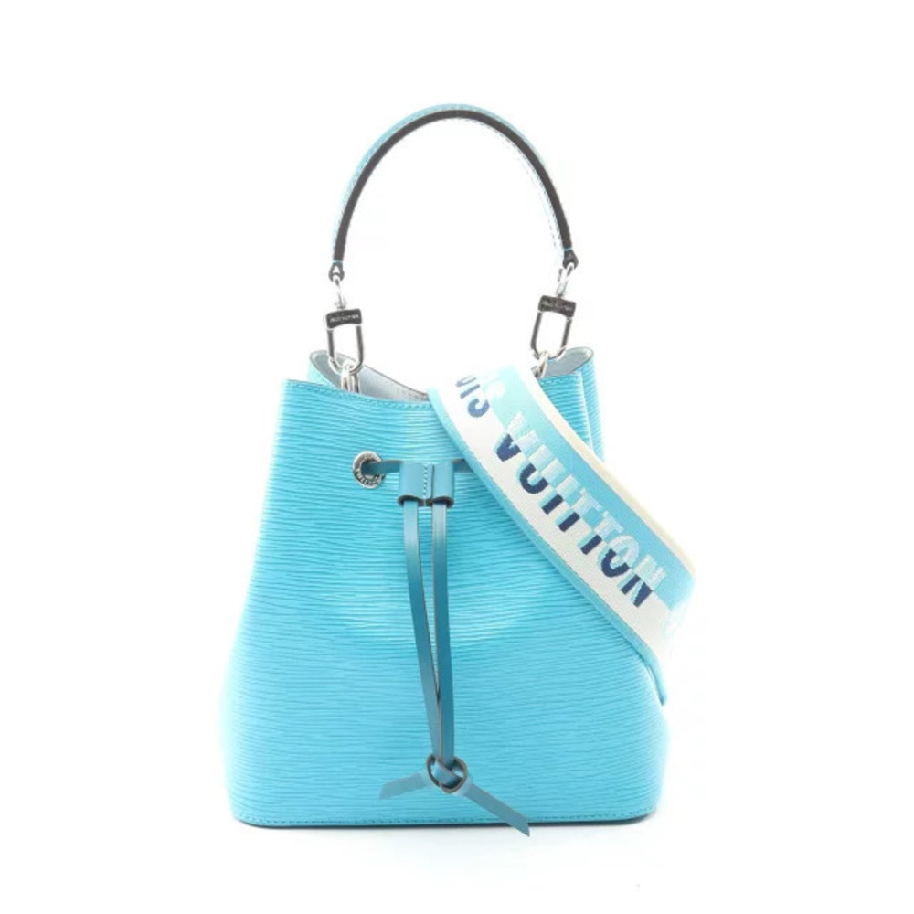 Louis Vuitton Neo Noe Handbag Leather Epi Blue